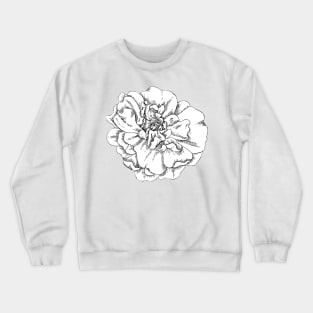 Black and White Rose Crewneck Sweatshirt